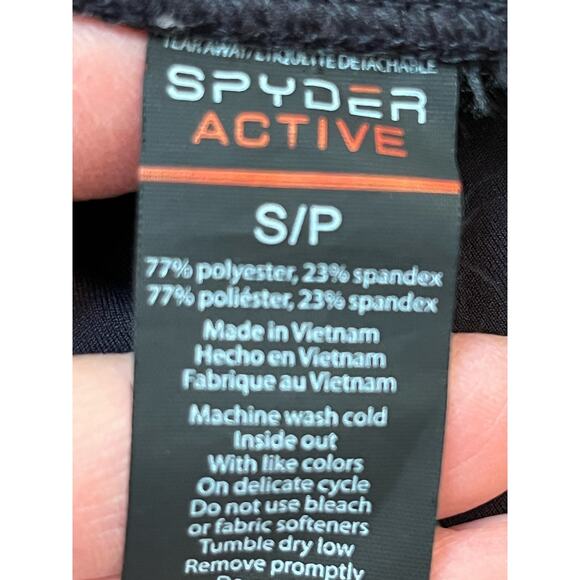 Spyder Womens Small Black Athletic Pullon Stretch Active Leggings SP679UR - Picture 3 of 9